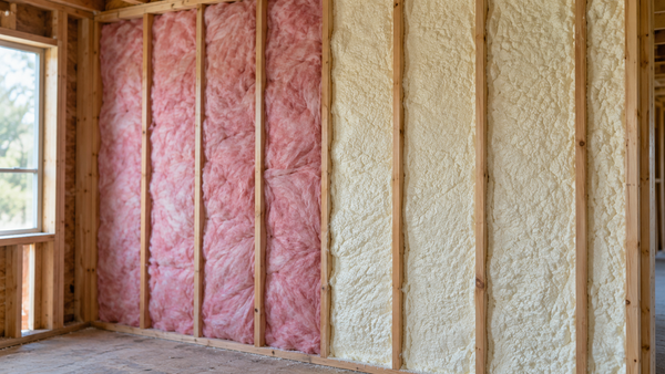 Spray Foam or Fiberglass? What the Insulation Choice Actually Buys