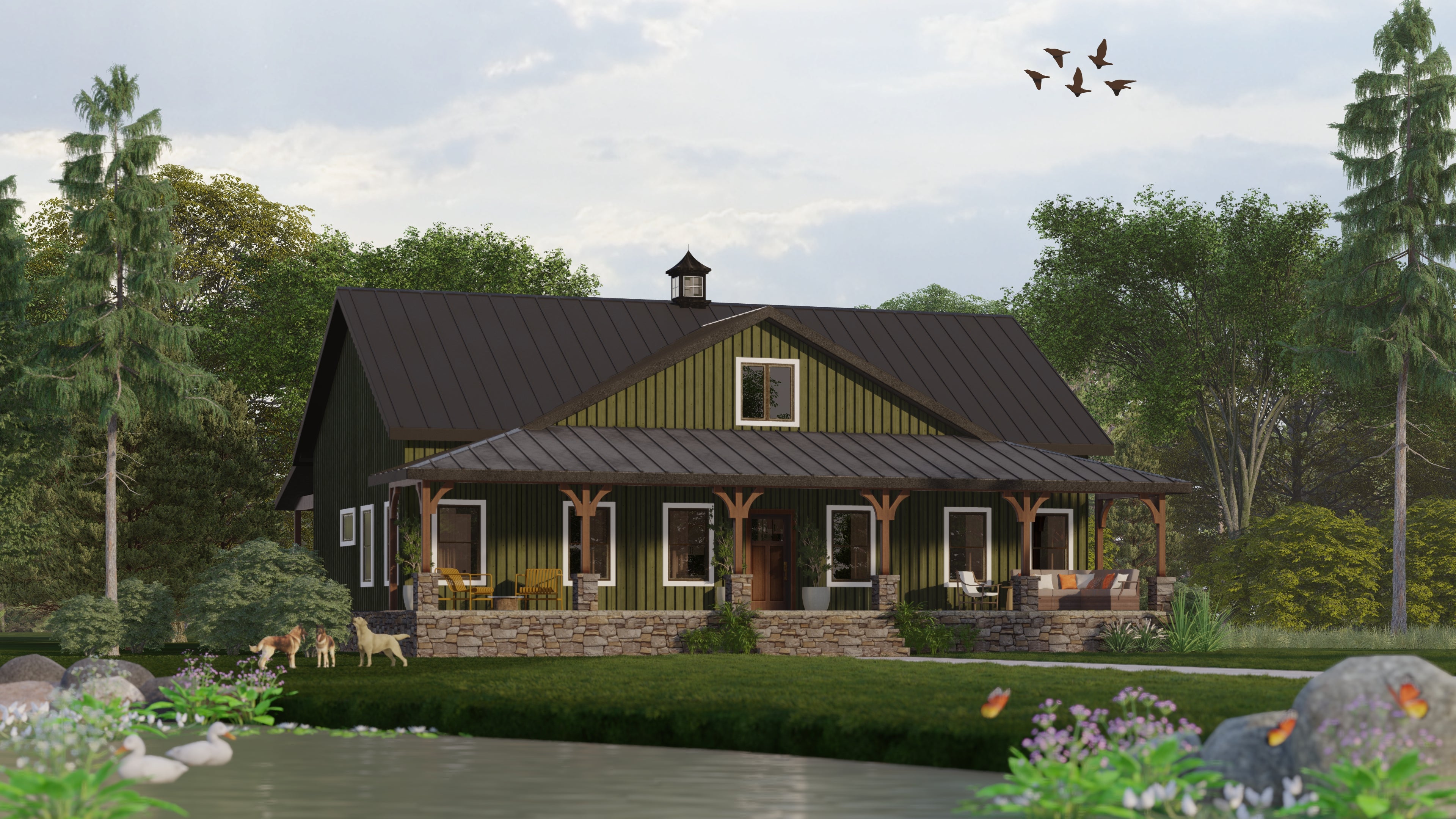Lotus Plan (3/2.5/0 1,500 SF)