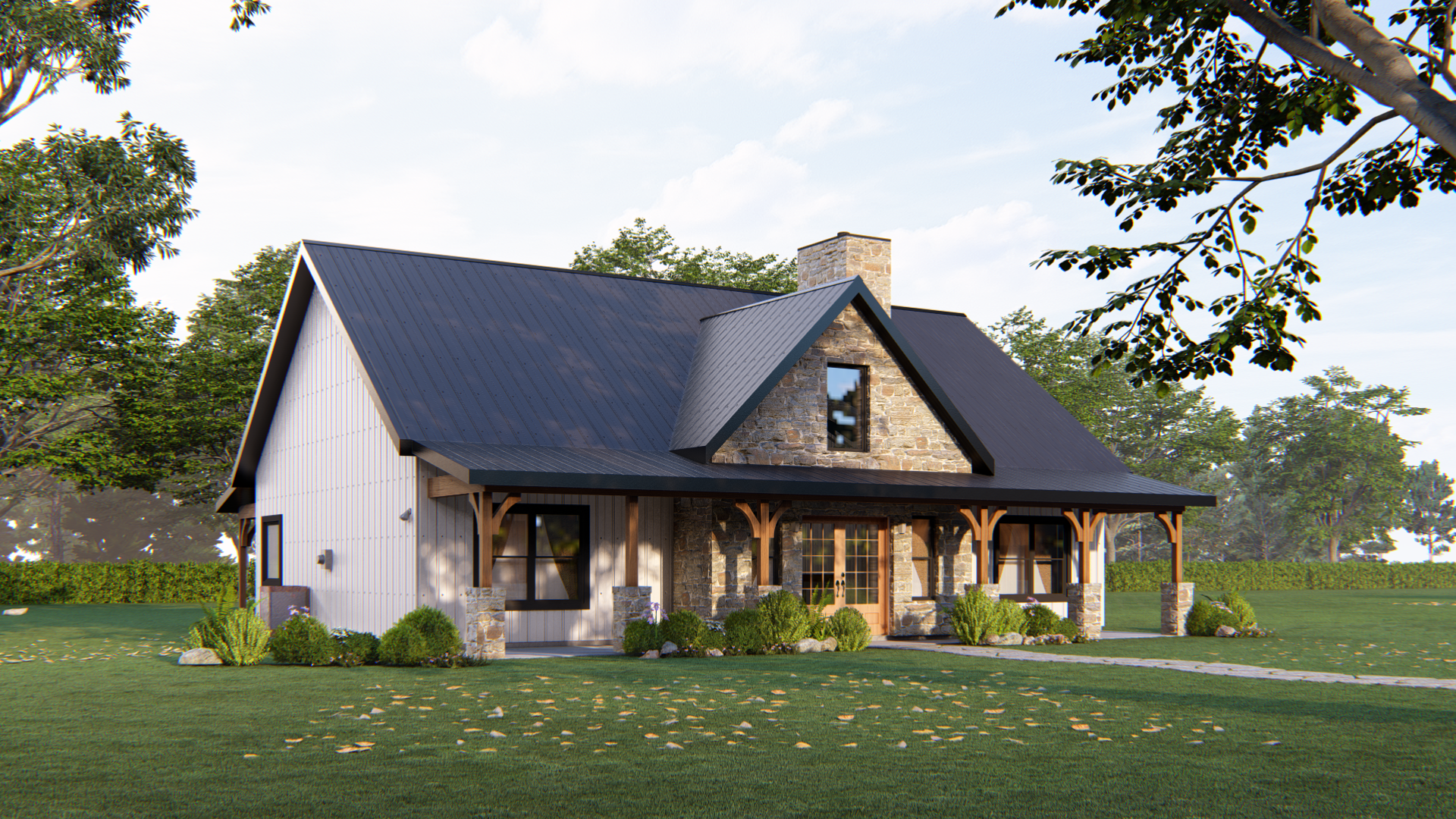 Cottonwood #1 Plan (3/2/0 1,604 SF)