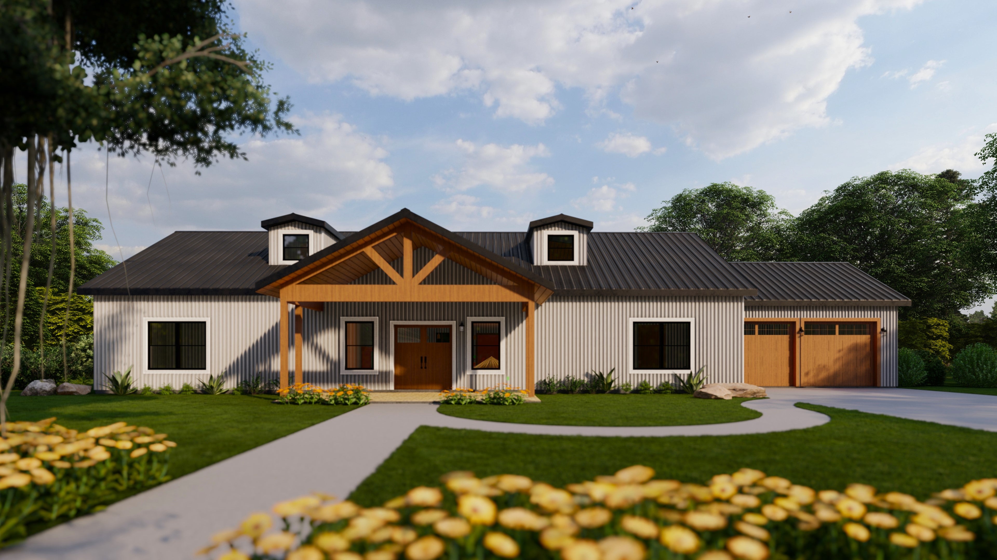 Aspen #2 Plan (4/2.5/2 2,376 SF)