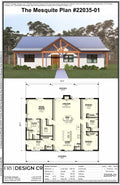 Mesquite Plan (3/2/0 1,800 SF)