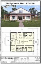 Sycamore #1 Plan (4/2/0 2,000 SF)