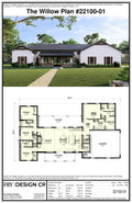 Willow Plan (4/3.5/2 2,217 SF)