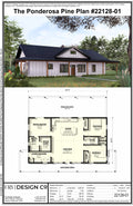 Ponderosa Pine Plan (3/2/0 1,560 SF)