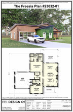 Freesia Plan (2/2/2 1,475 SF)