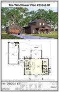Windflower Plan (2/2.5/4 1,350 SF)