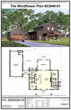 Windflower Plan (2/2.5/4 1,350 SF)