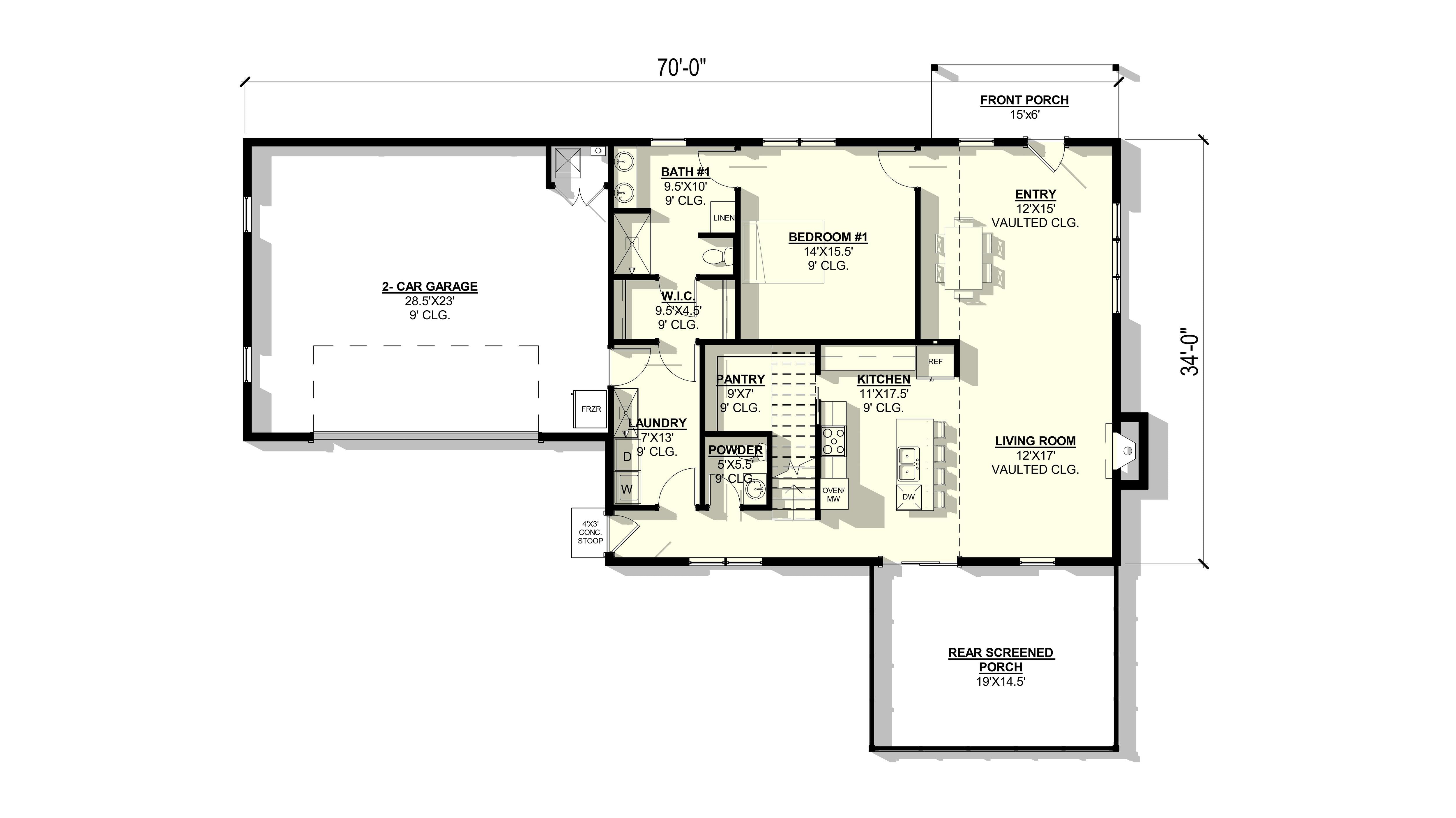 Aster Plan (2/2.5/2 2,286 SF)
