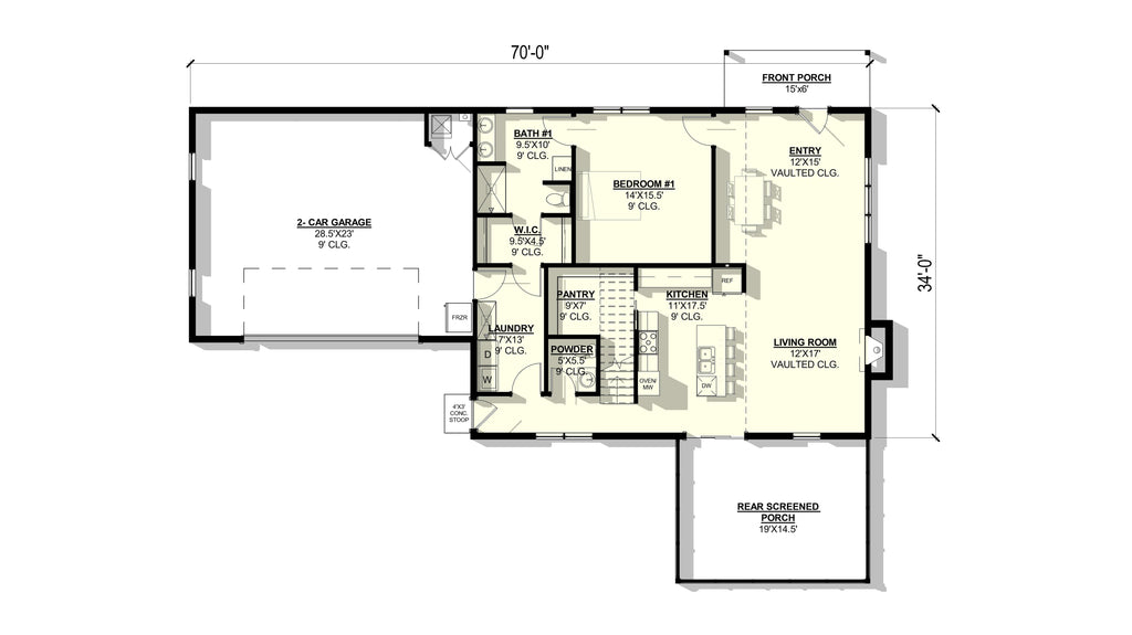 Aster Plan (2/2.5/2 2,286 SF)