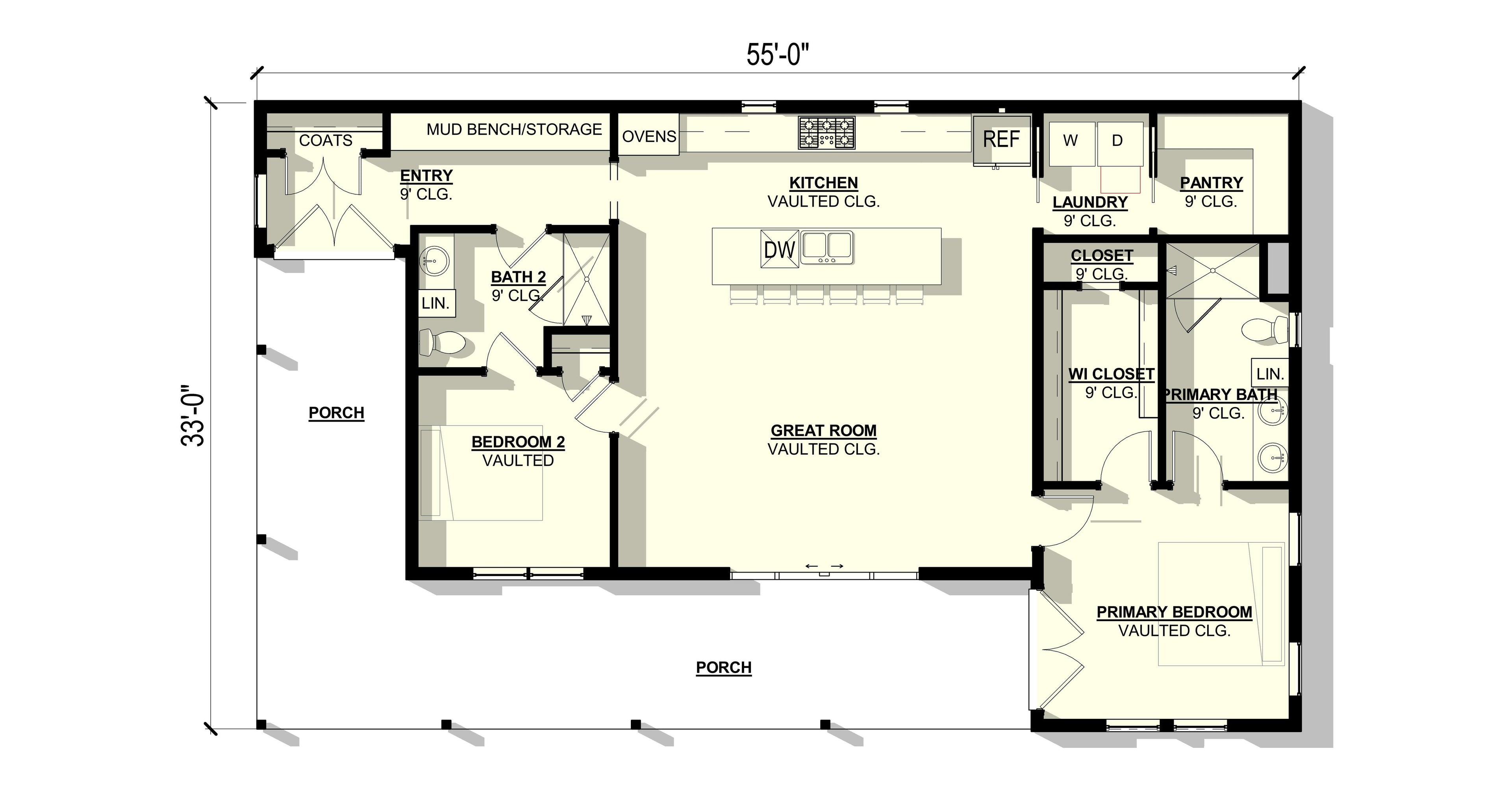 Chenille Plan (2/3/1 1,351 SF)