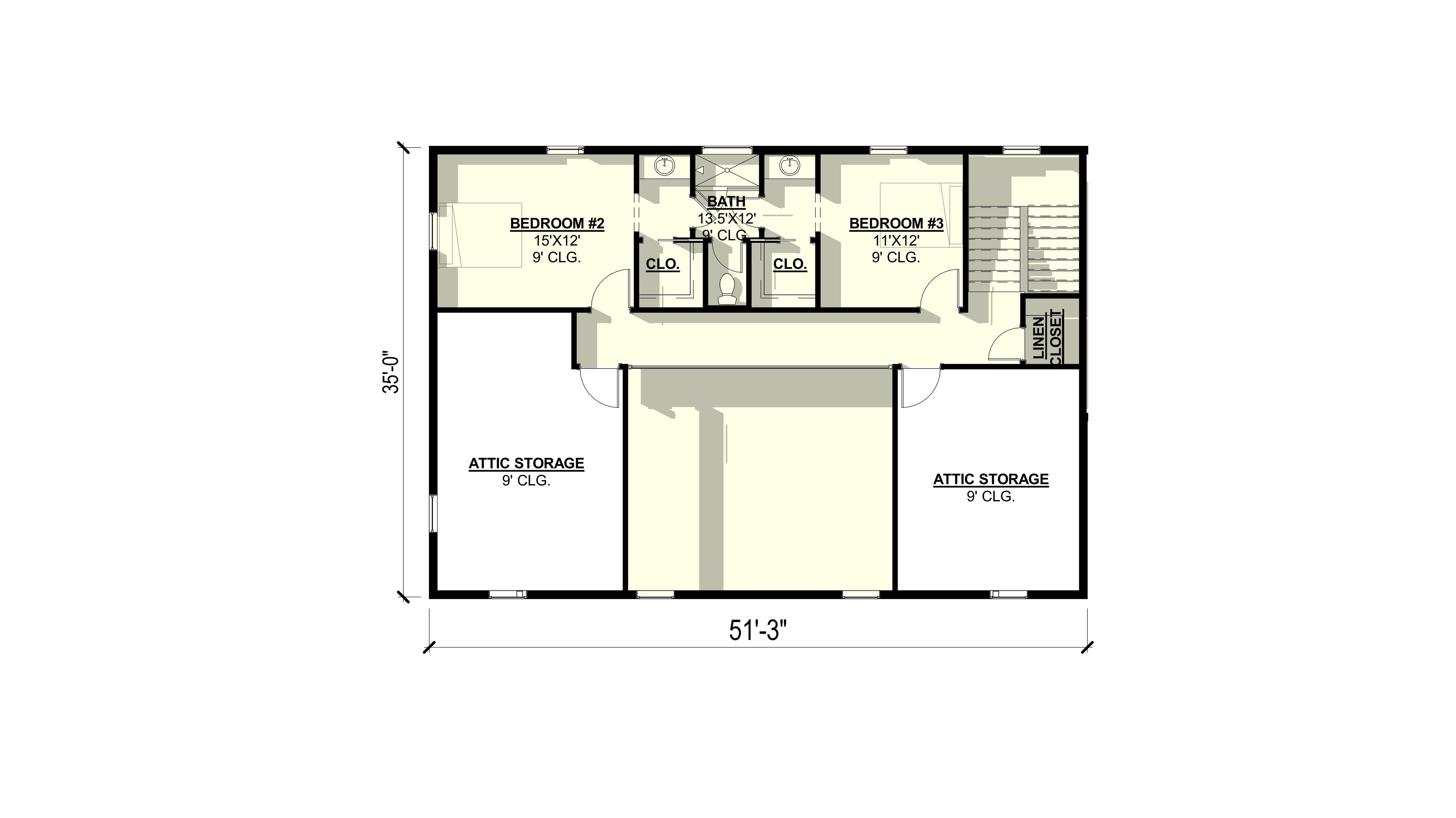 Lilac Plan (3/2.5/3 2,481 SF)