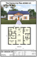 Canna Lily Plan (3/2/0 1,312 SF)