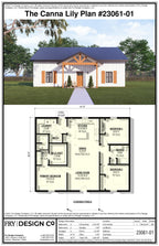 Canna Lily Plan (3/2/0 1,312 SF)