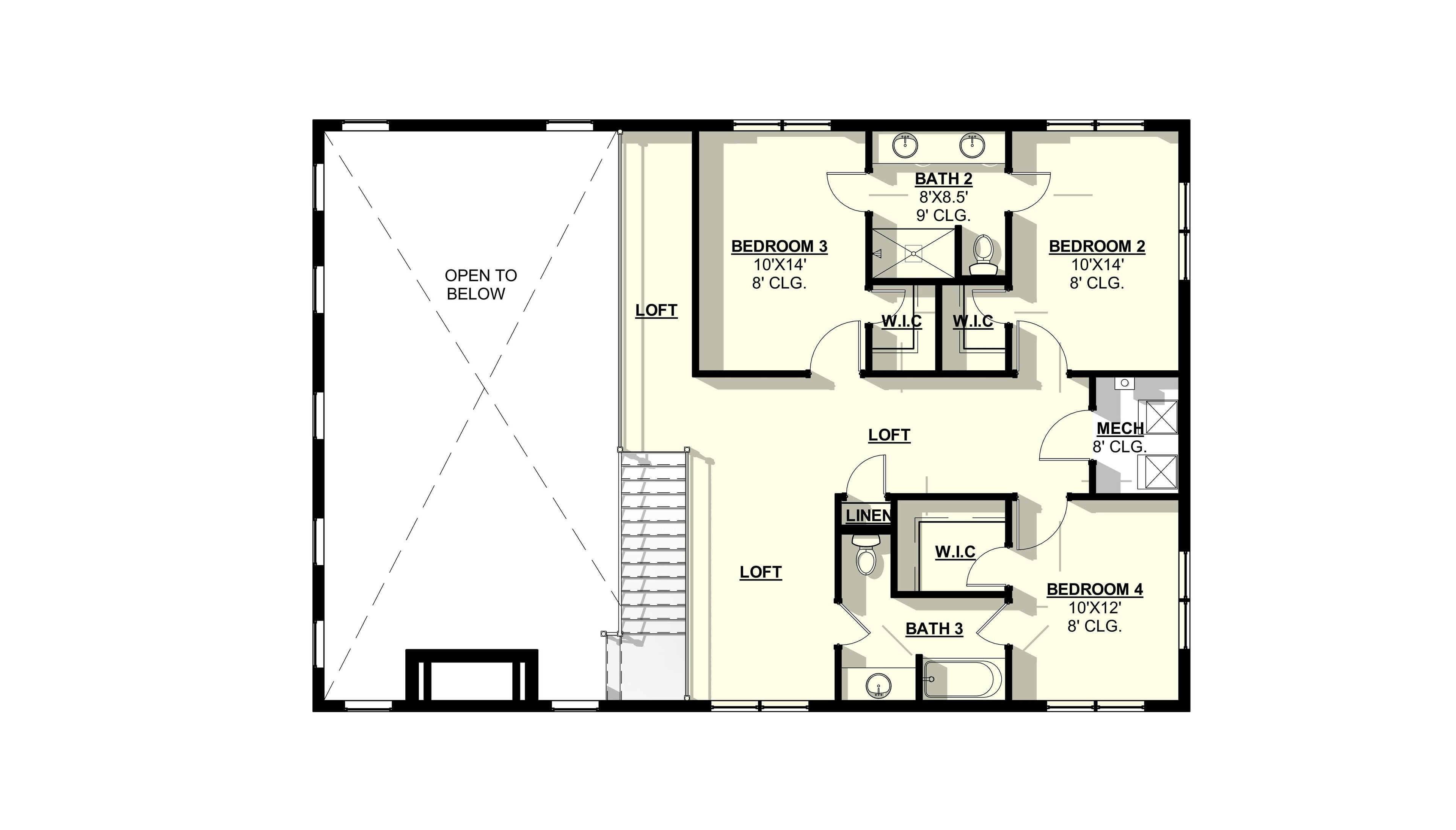 Begonia Plan (4/3.5/0 2,946 SF)