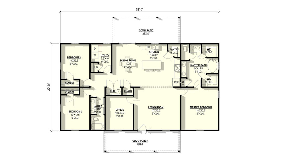 Rue Plan (3/2/0 1,856 SF)