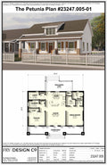 Petunia Plan (2/2/0 988 SF)