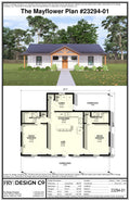 Mayflower Plan (2/2/0 896 SF)