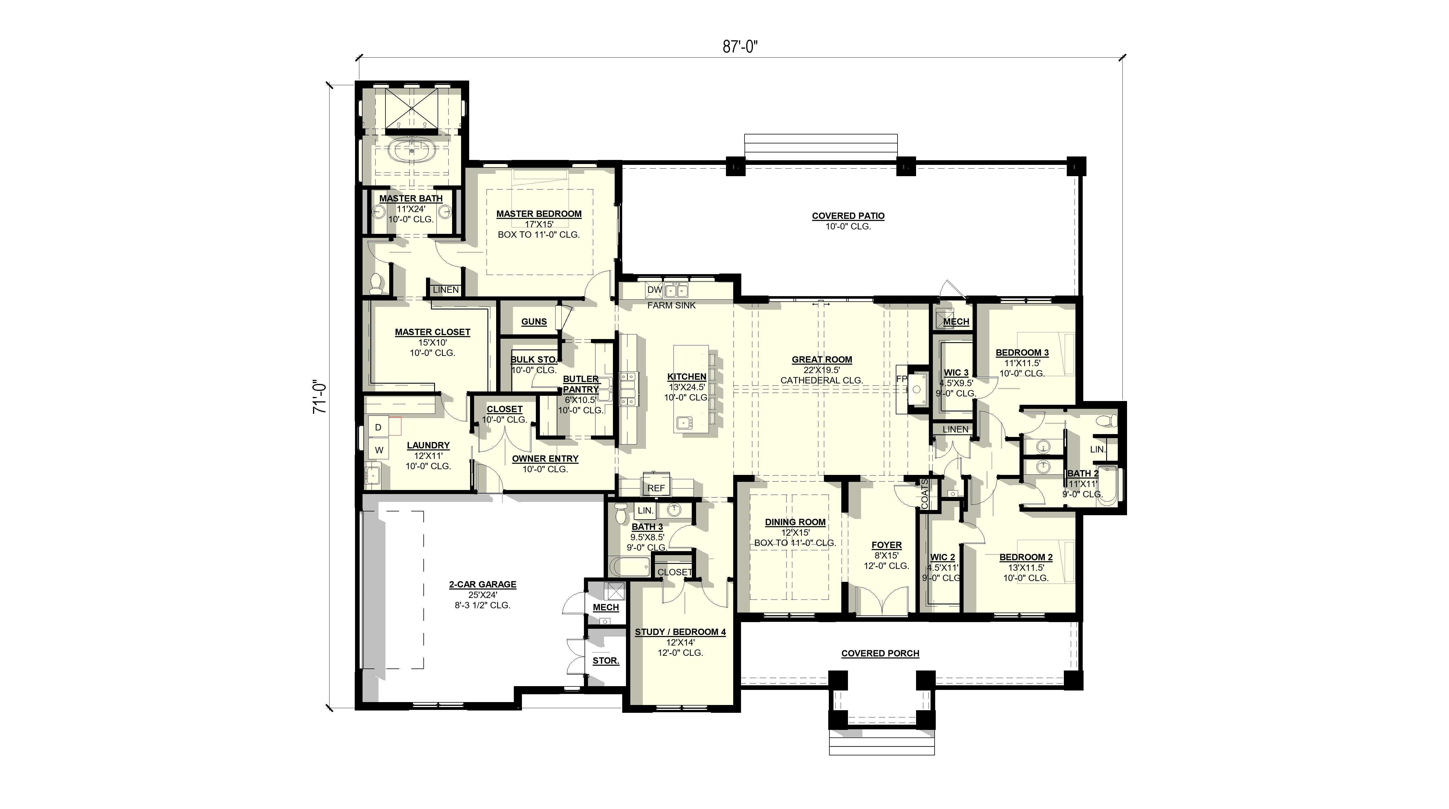 Tansy Plan (4/3/2 3,341 SF)
