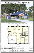 Snapdragon Plan (3/2/2 2,509 SF)