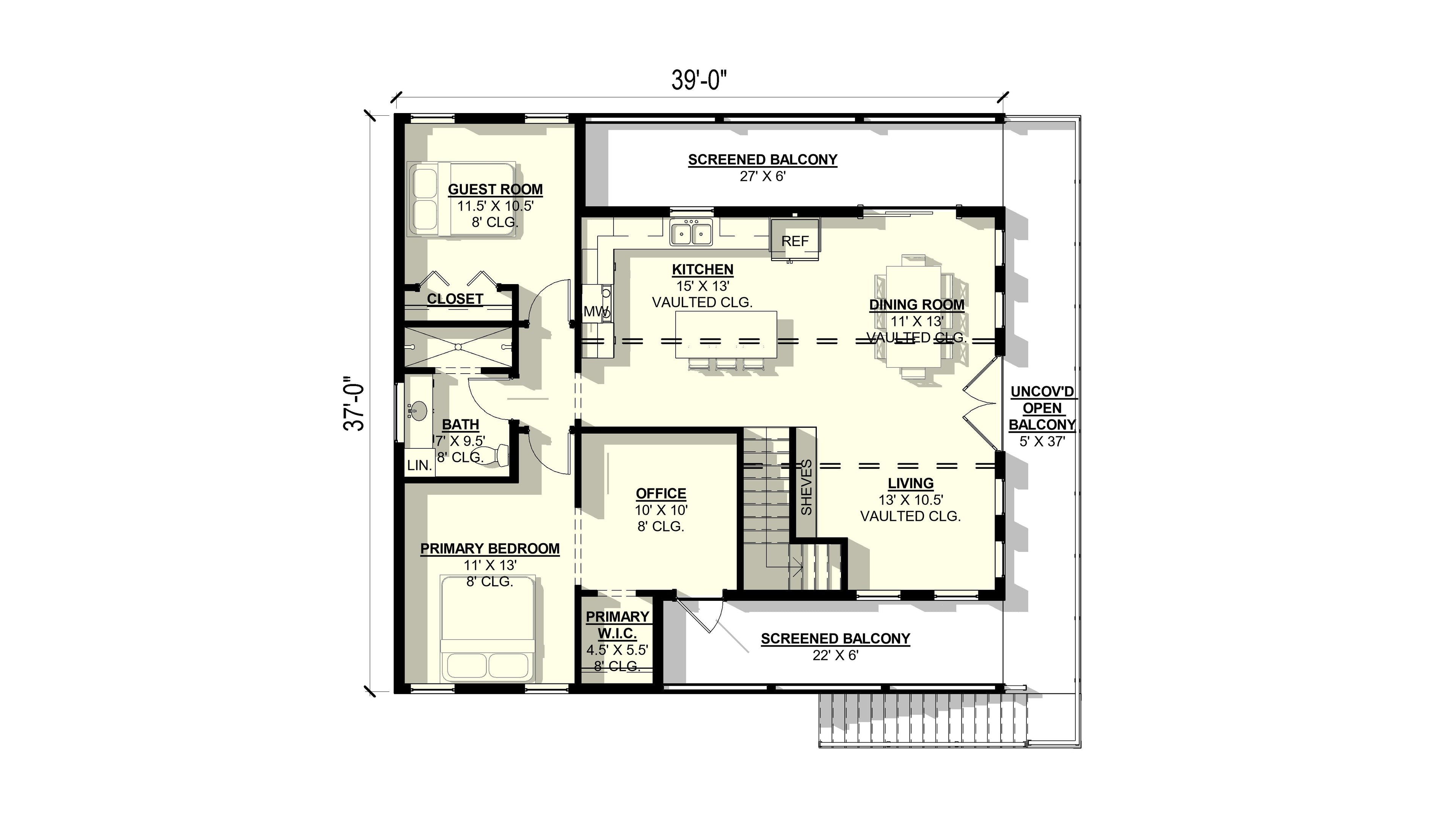 Snowdrop Plan (2/1.5/2 2,012 SF)