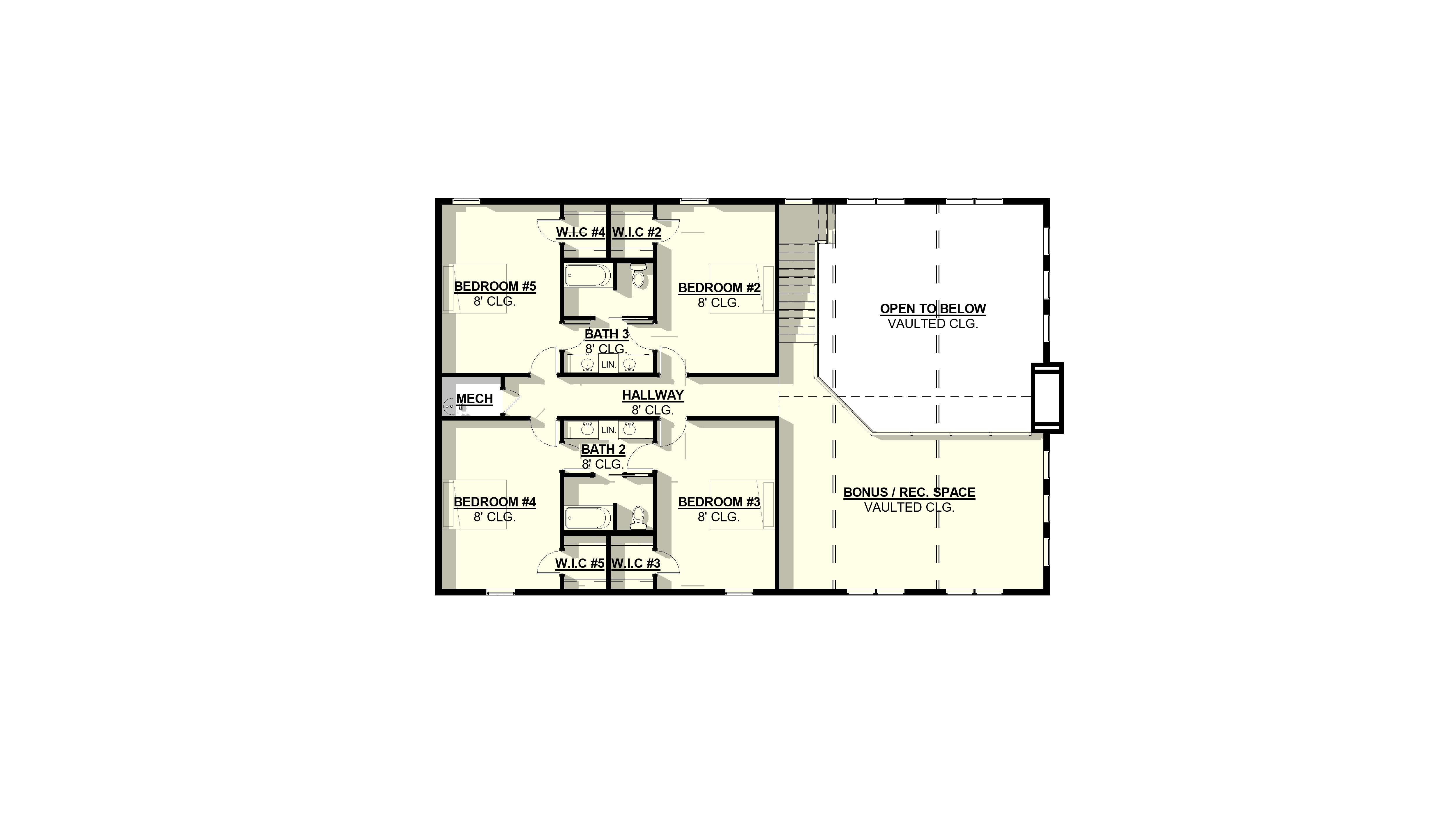 Morning Glory Plan (5/3.5/3 4,380 SF)