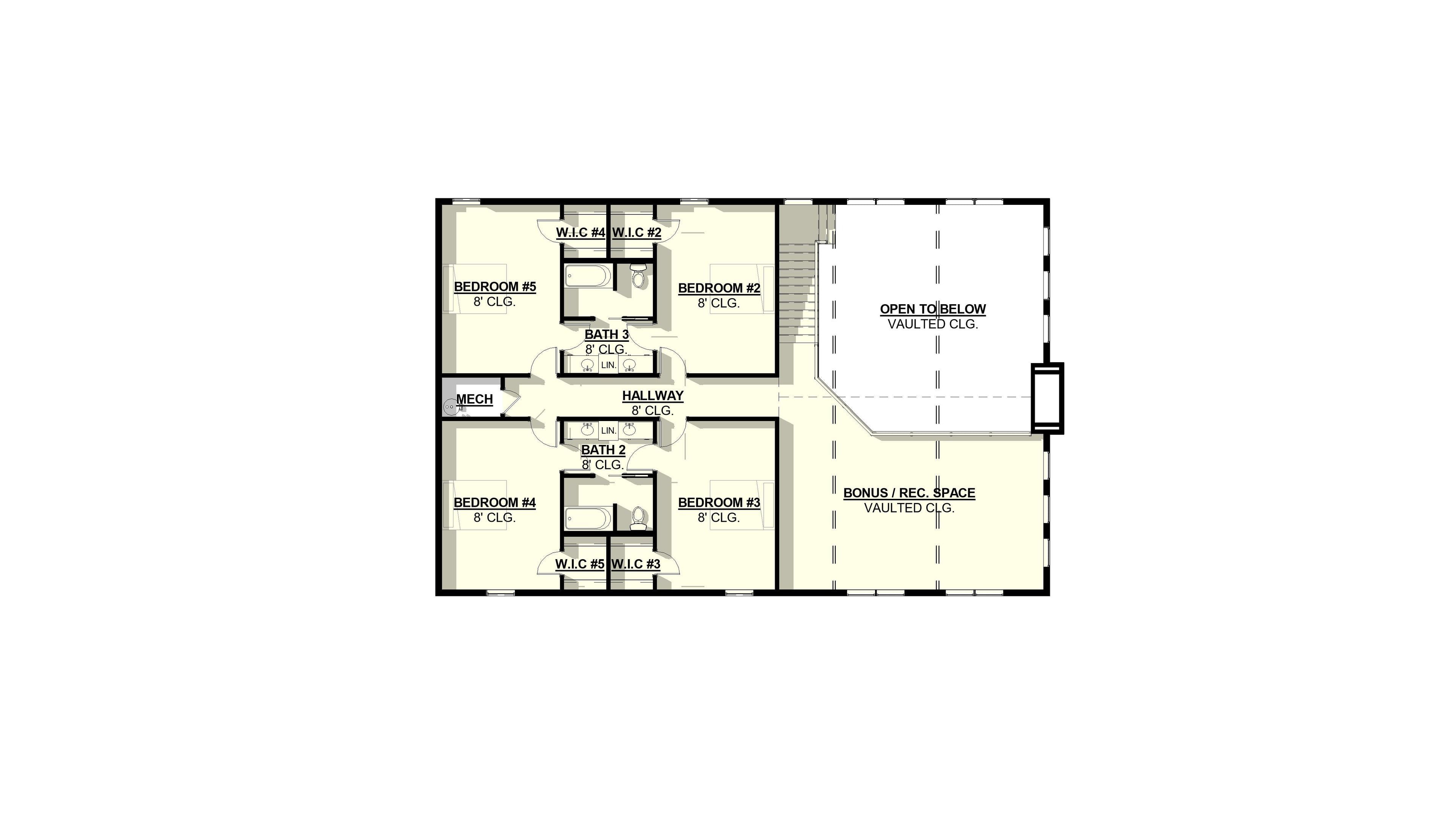 Morning Glory Plan (5/3.5/3 4,380 SF)