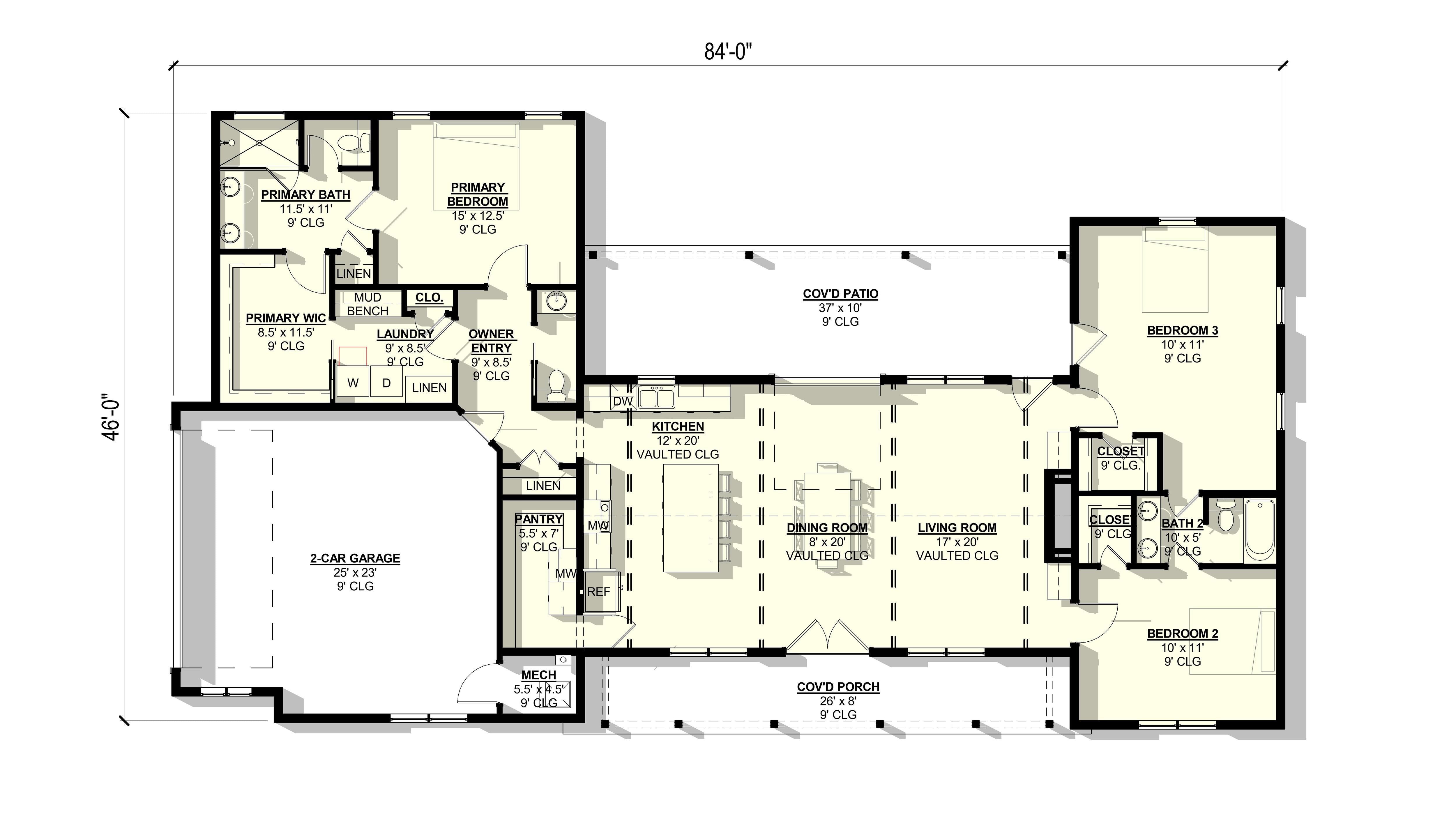 Coral Plan (3/2.5/2 2,147 SF)