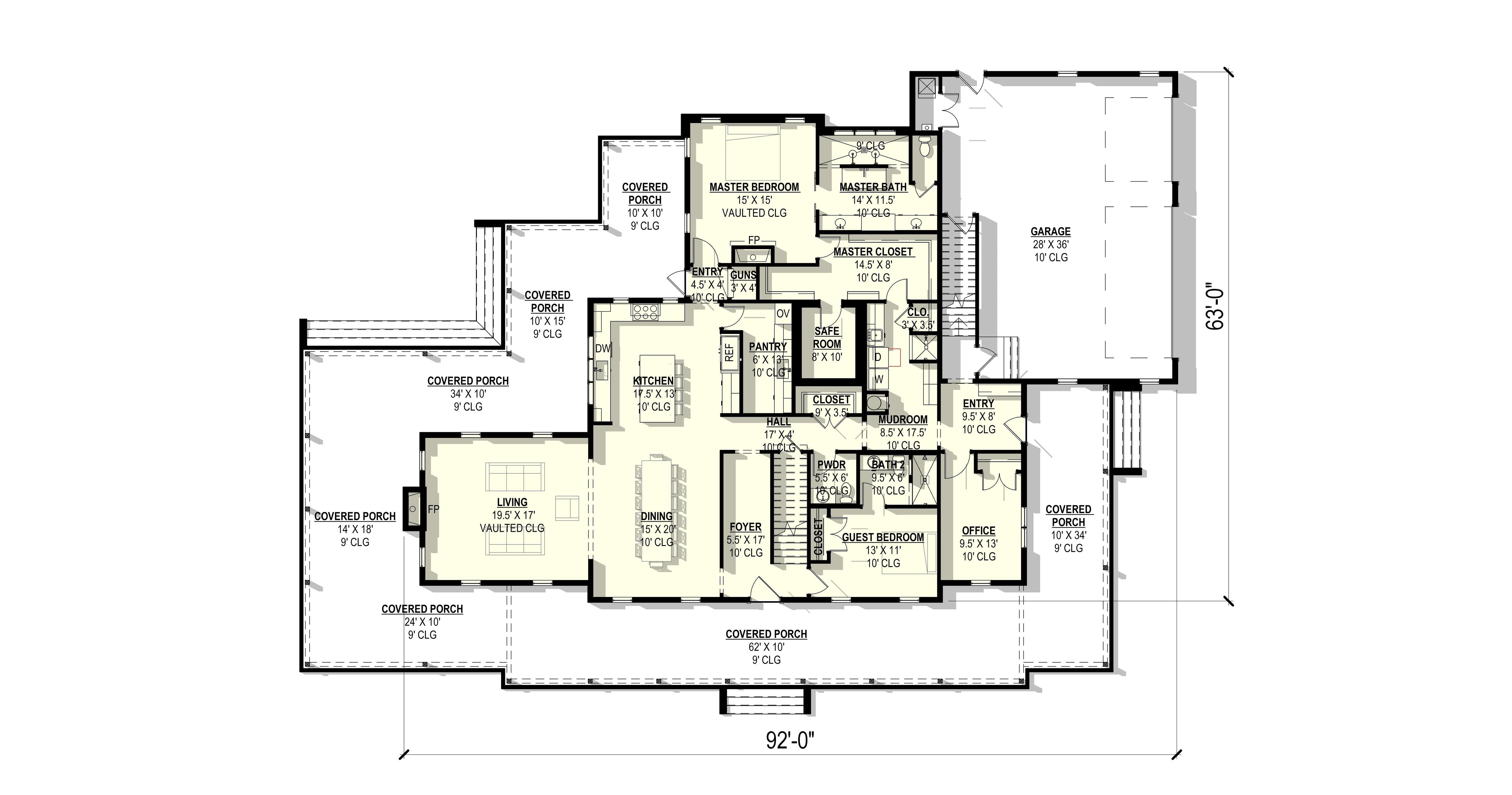 Linden Plan (5/3.5/3 4,058 SF)
