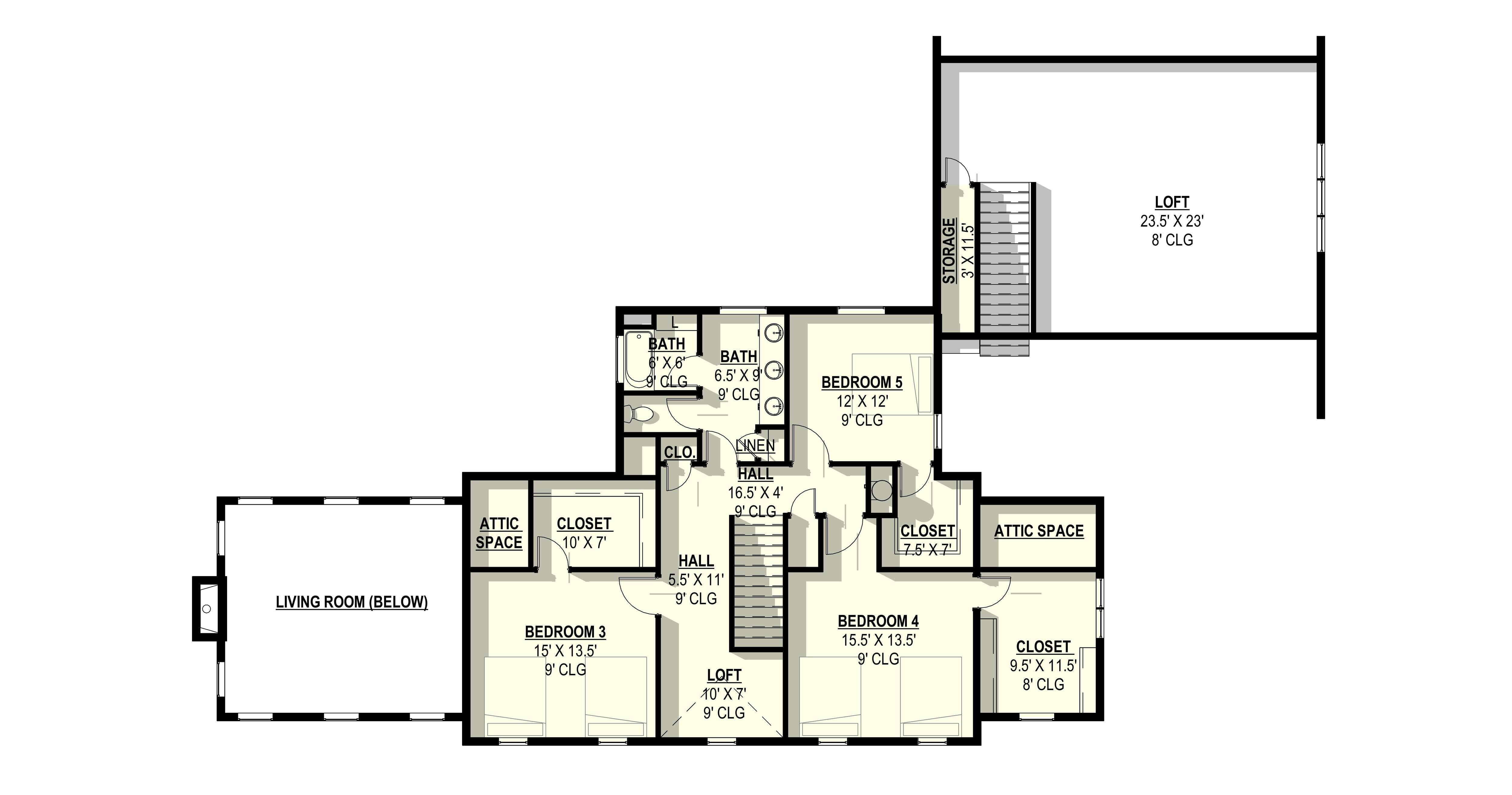 Linden Plan (5/3.5/3 4,058 SF)