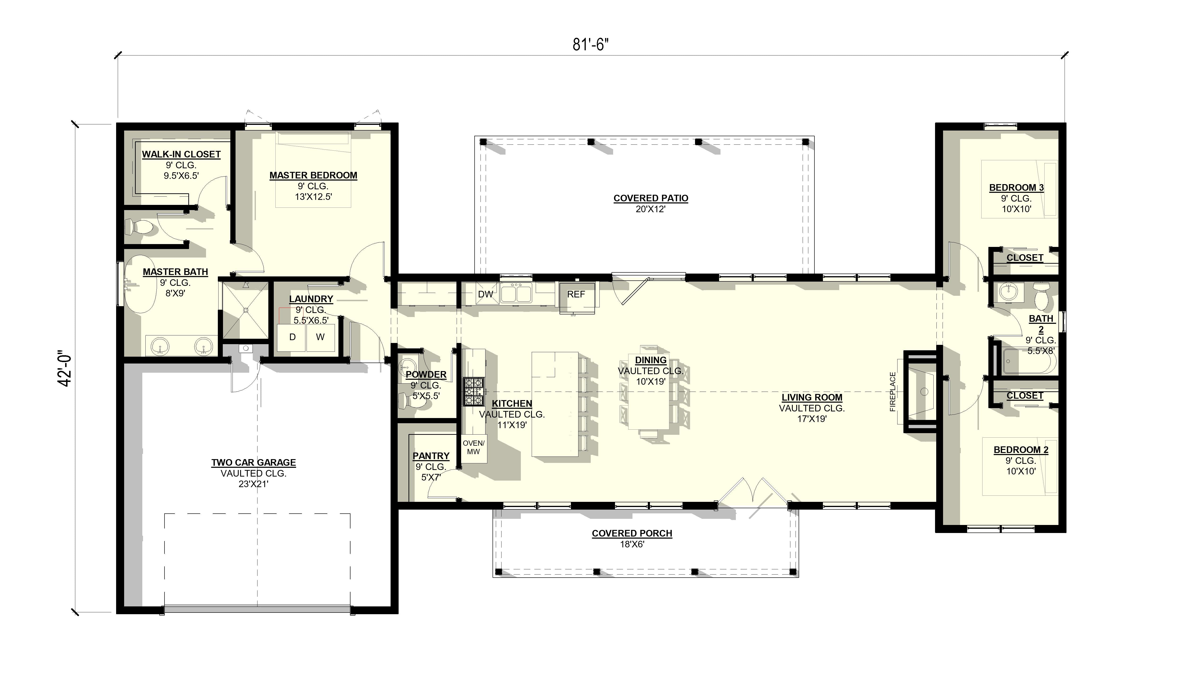 Daisy Plan (3/2.5/2 1,806 SF)