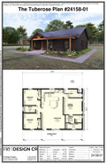 Tuberose Plan (3/2/0 1,320 SF)
