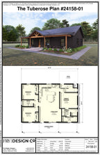 Tuberose Plan (3/2/0 1,320 SF)
