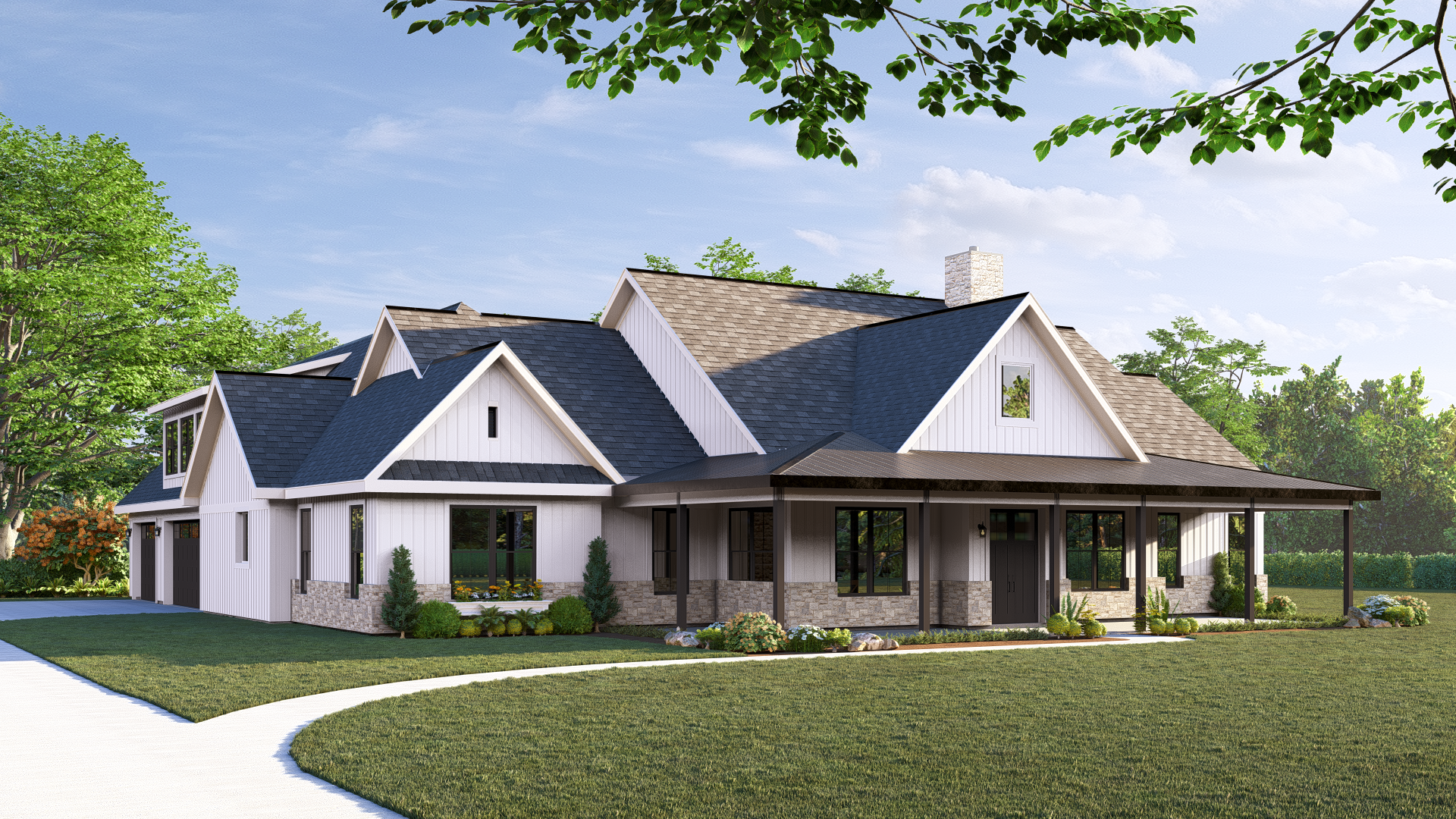 Fushia Plan (4/3.5/3 3,494 SF)
