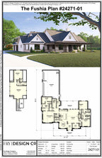 Fushia Plan (4/3.5/3 3,494 SF)