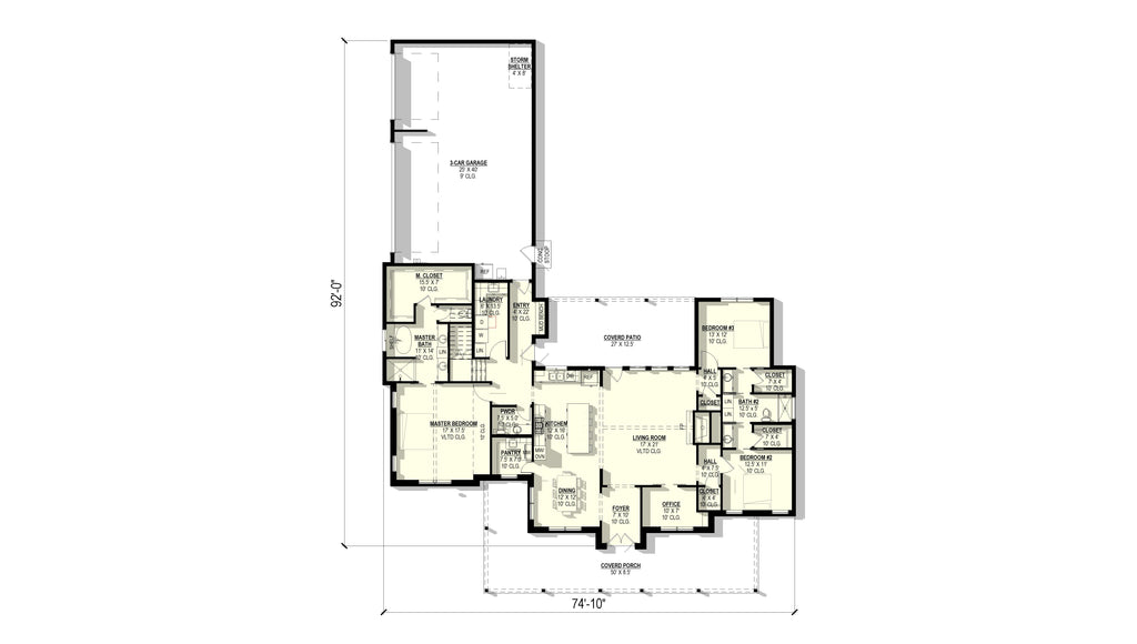 Fushia Plan (4/3.5/3 3,494 SF)