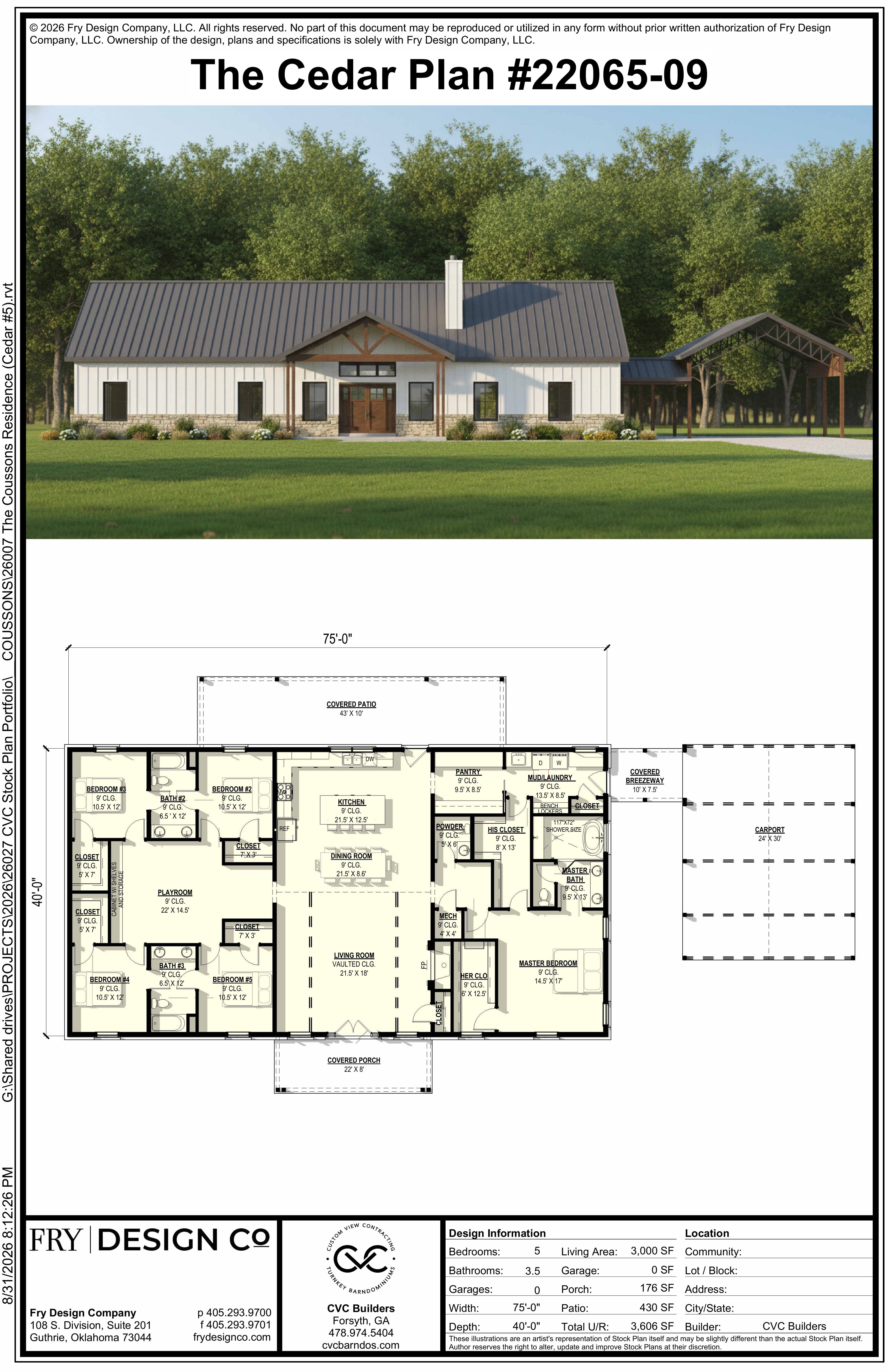 The Cedar #9 Plan