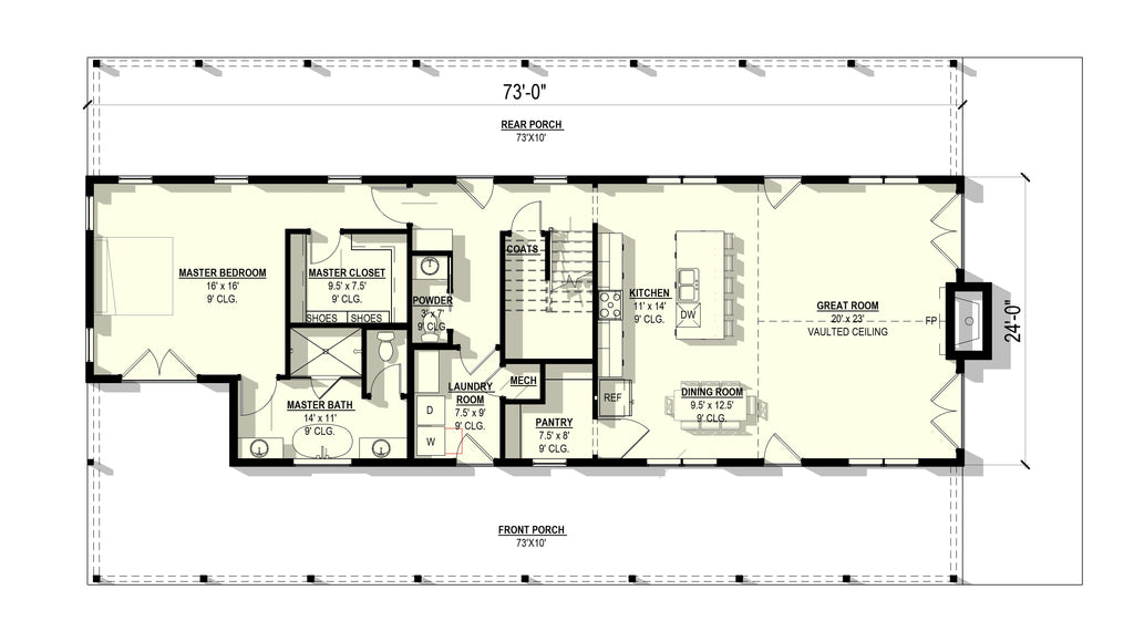 Ash Plan (2/2.5/0 2,320 SF)