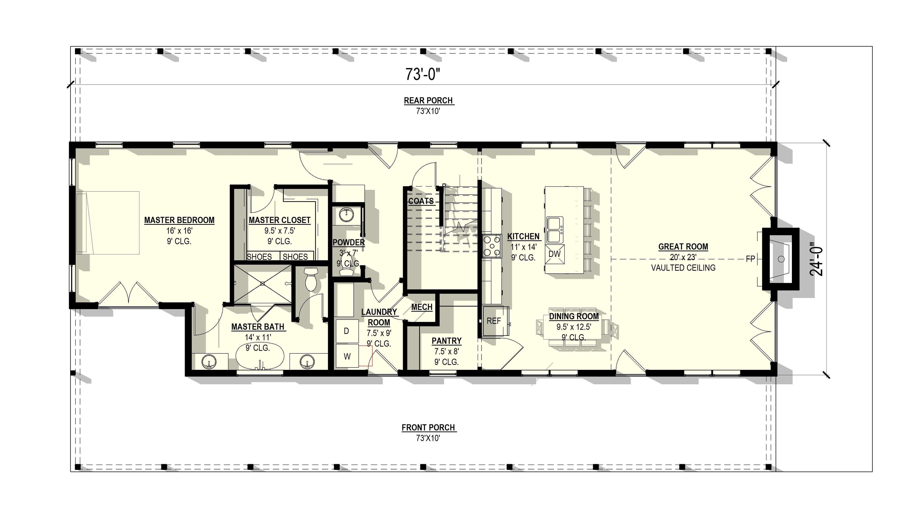 Ash Plan (2/2.5/0 2,320 SF)