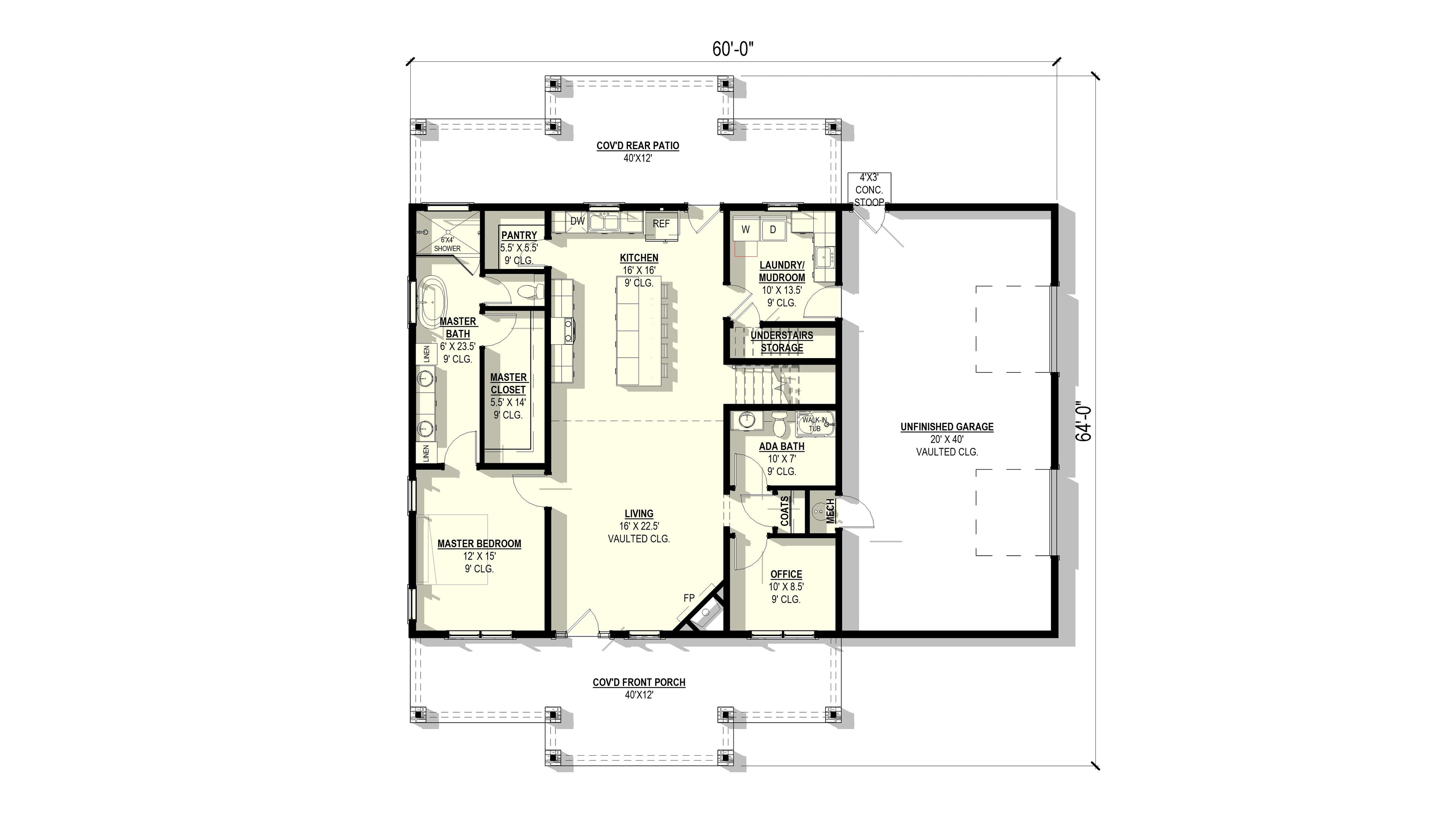 Agave Plan (3/3/2 2,372 SF)