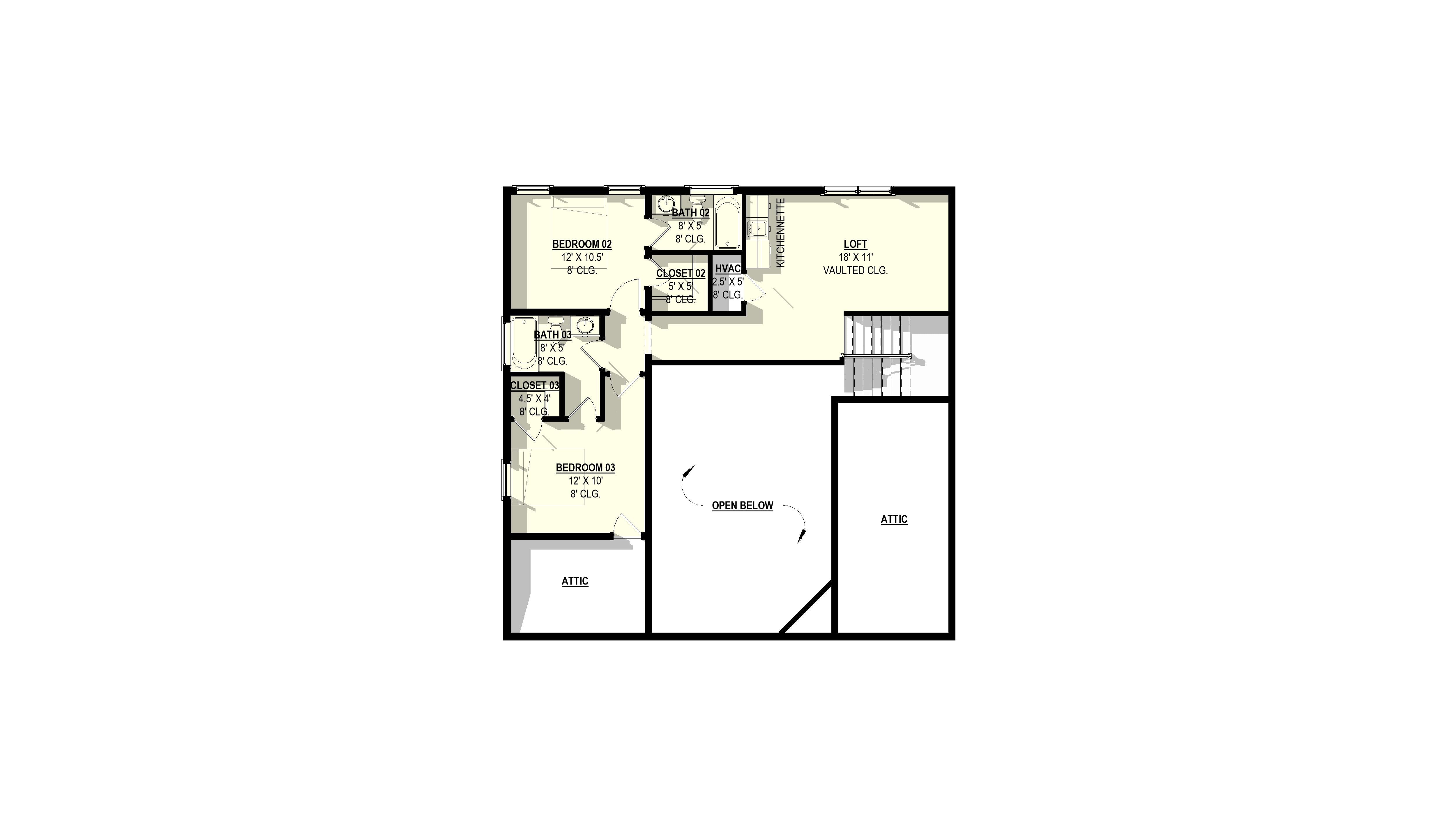 Agave Plan (3/3/2 2,372 SF)