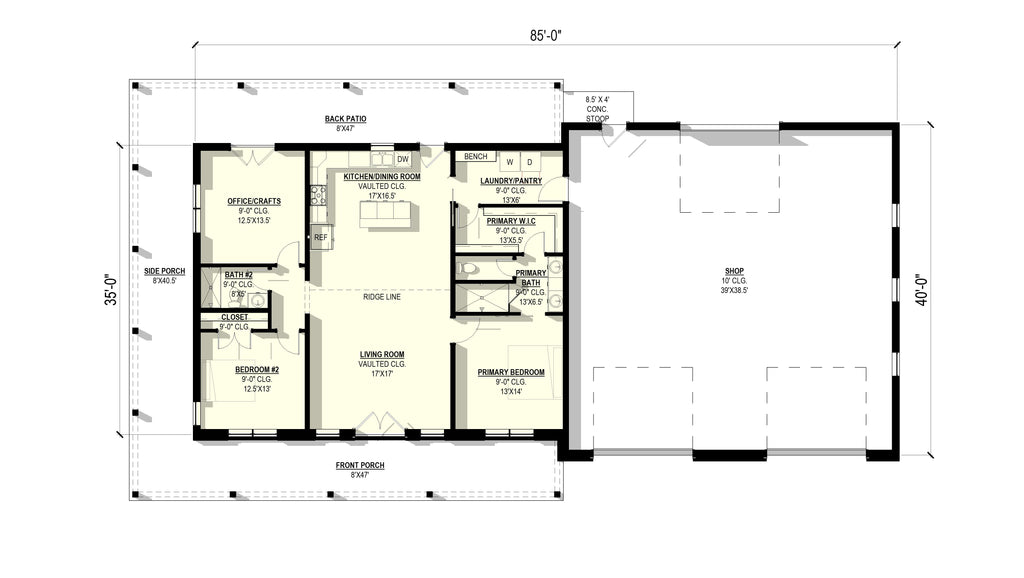 Allium Plan (2/2/3 1,581 SF)