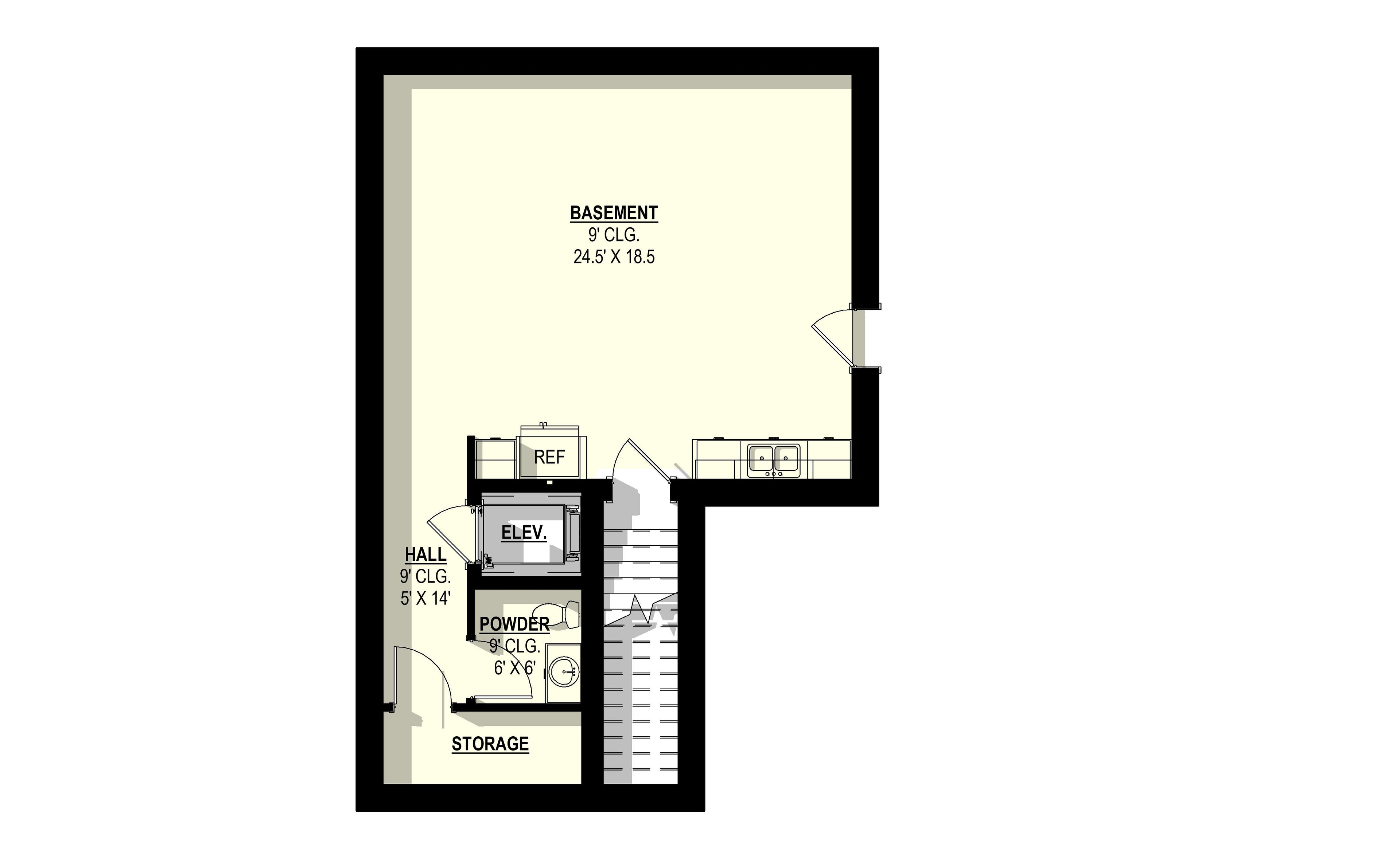 Amaranth Plan (4/4/3 4,360 SF)