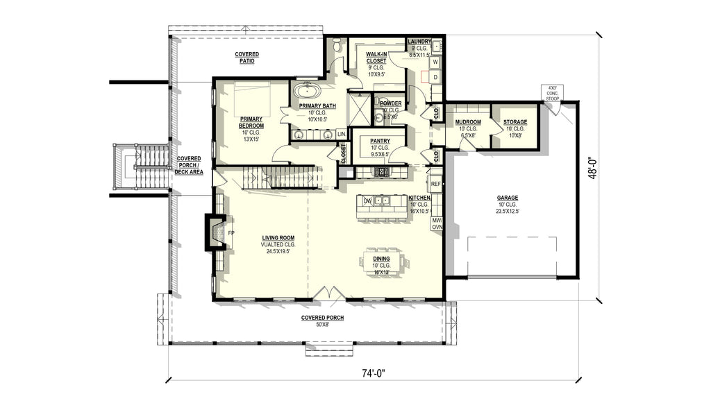 Arrowhead Plan (3/4/2 4,772 SF)