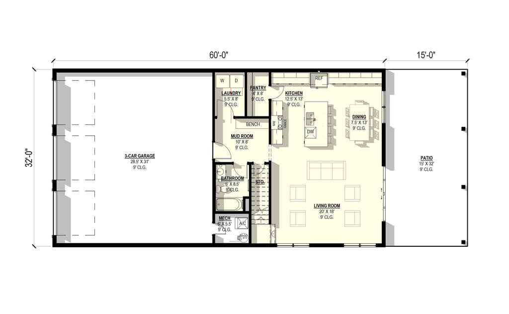 Aurelia Plan (5/4/3 2,737 SF)