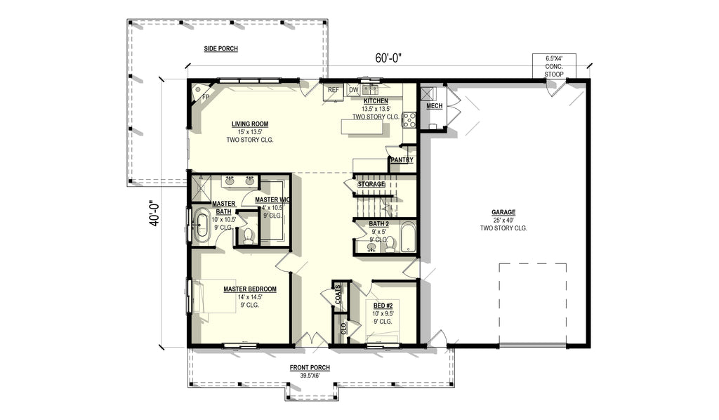 Cocoa Plan (5/3/1 2,234 SF)