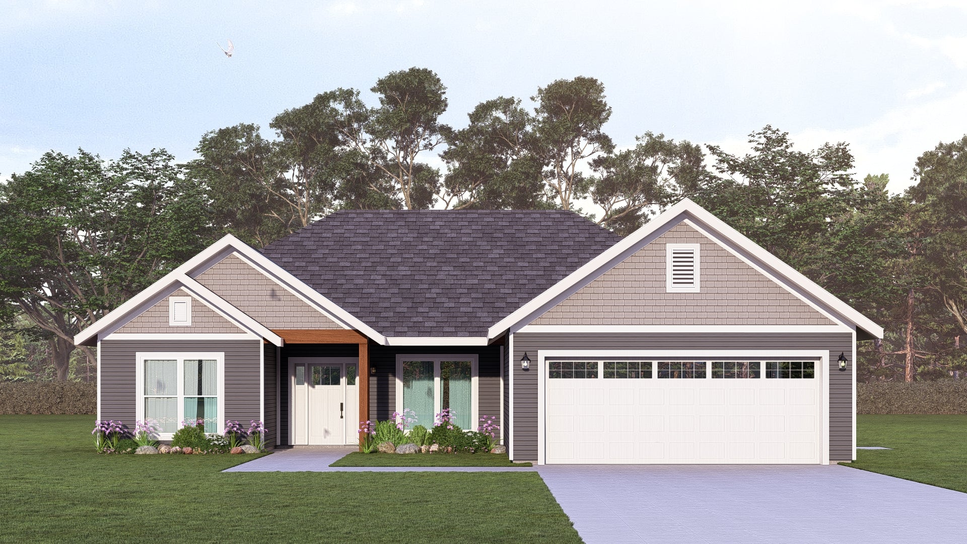 Dahlia 1 Plan (3/2/2 1,442 SF)