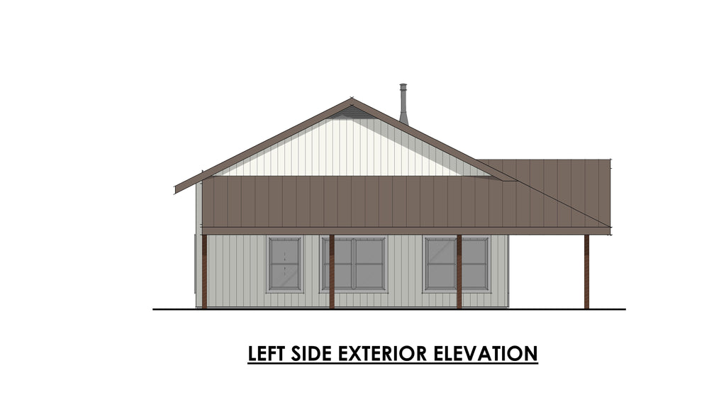 Locust Plan (2/2/0 1,200 SF)