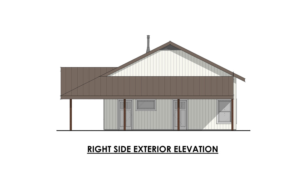 Locust Plan (2/2/0 1,200 SF)