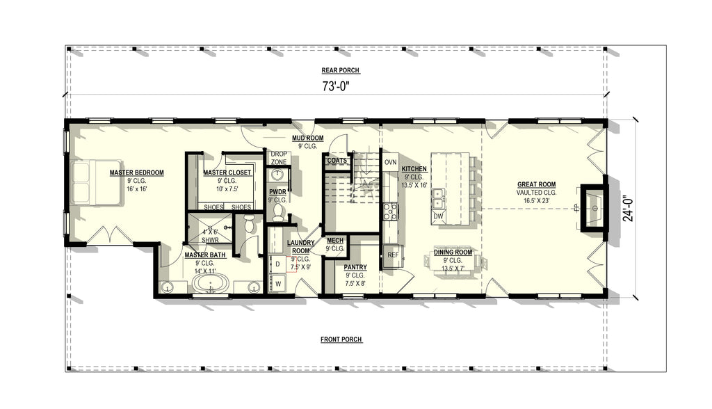 Lodgepole Pine Plan (2/2.5/0 2,335 SF)