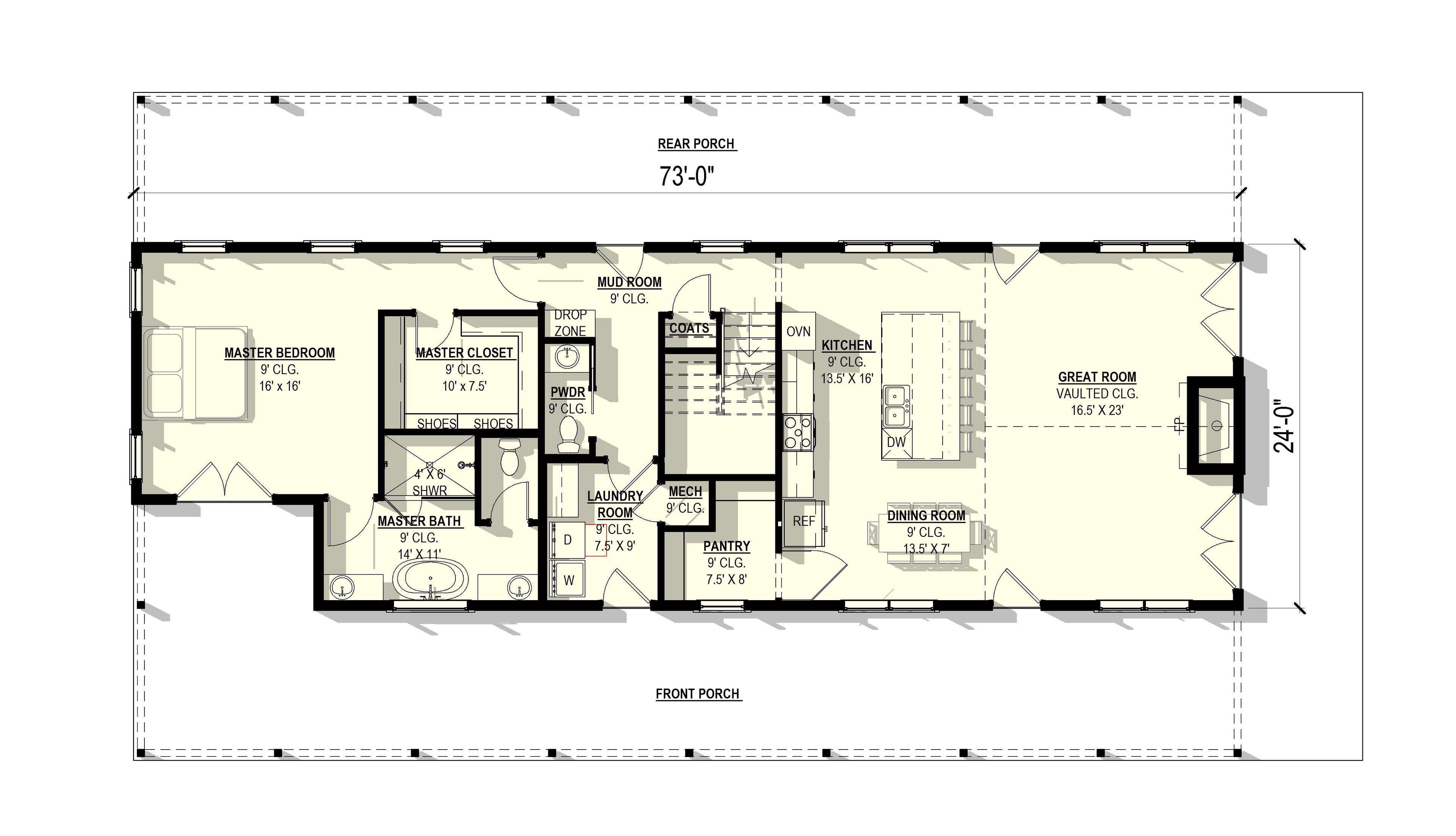 Lodgepole Pine Plan (2/2.5/0 2,335 SF)